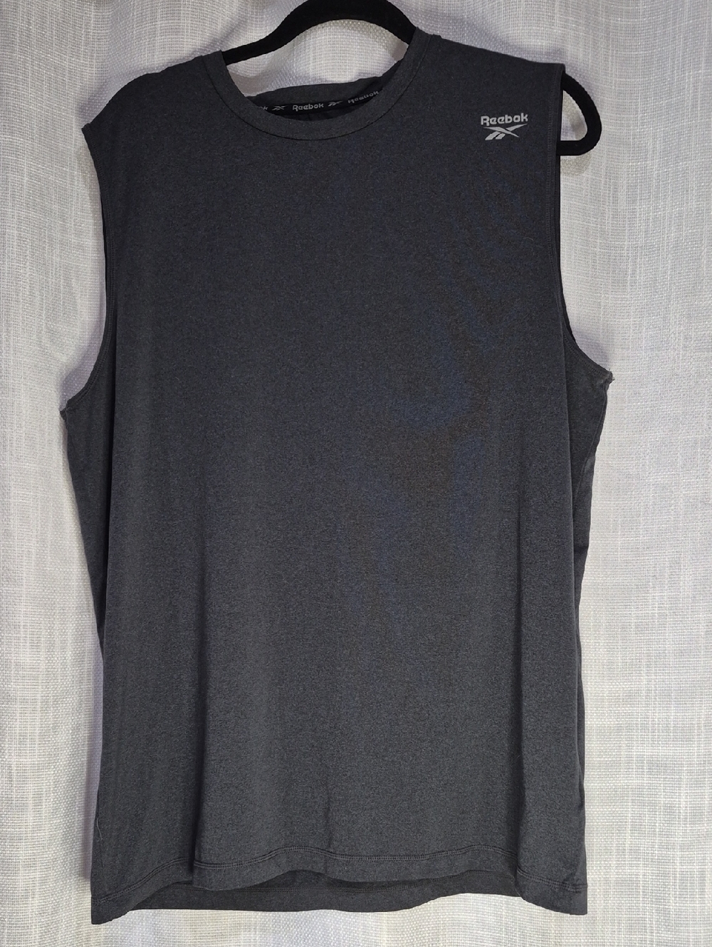 Reebok Men’s Sleeveless Muscle Exercise Tank Top - Dark Gray